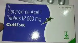#Cetil 500 Tablets|Cefuroxime Axetil Tablets