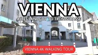 Along Metro U1 - Altes Landgut to Troststrasse - Vienna 4K Virtual Walk