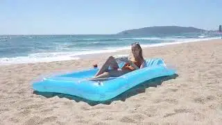 Amazon Intex Floating Recliner Inflatable Lounge 71in X 53in Multicolor  Toys Games in description
