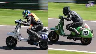 Cadwell Park May 2025 - BSSO Scooter Racing