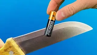 Easy Way To Sharpen A Knife Like A Razor Sharp ! Amazing idea