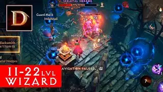 Diablo Immortal alpha test - Wizard 11-22 lvl (Android) POCO x3 PRO