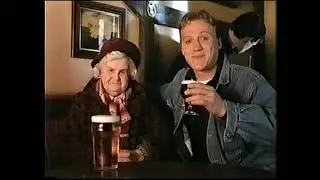 Fosters - Jerome Flynn and Mother - TV Advert / Commercial (1991) VHS Rip/Capture