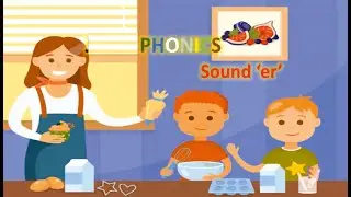 JOLLY PHONICS | Letter sound "er"  | Story | Words |