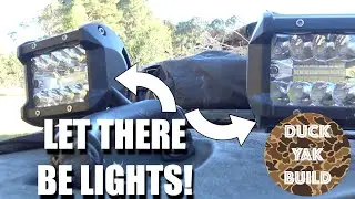 Installing LED LIGHTS on my DUCK YAK! Quack Yak Build!