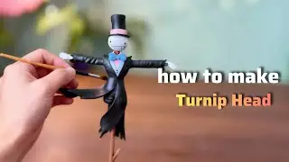 How to Make Turnip Head with Clay ✅