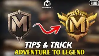 METRO ROYALE 🔥 Adventure To Legend Easy Tips and Tricks 💯 |New Chapter 28 |PUBGM