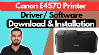 Canon E4570 Printer Driver/ Software Download and Installation l Full Setup 
