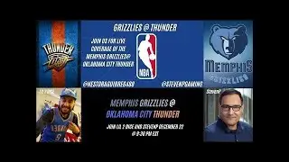 Memphis Grizzlies VS Oklahoma City Thunder live reactions !! 🏀 🏀 🏀