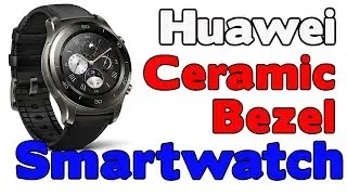 Huawei Watch 2 Classic Smartwatch Ceramic Bezel Black Leather Strap