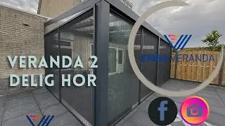 Veranda Plissé Hor 2-delig | EMBA Veranda