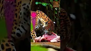 Eastern Jaguar#ClawsAndMawsKitchen #WildlifeFeeding