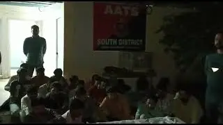 GAMBLING RACKET BUSTED; 27 GAMBLERS ARRESTED BY AATS, SOUTH DISTRICT.