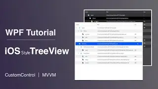 Mastering WPF TreeView: Recursive Design of ItemsControl and Cupertino Style Implementation 🌳✨