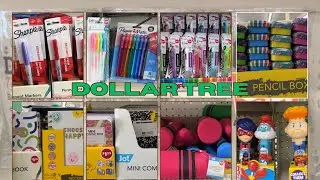 Dollar tree walk thru New name brand school & office supplies paper mate sharpie & more Shop with me