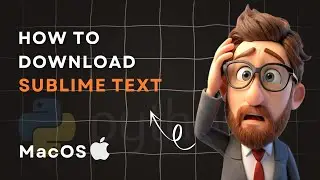 How to download Sublime Text on MacBook | No talking | 2024