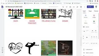How to attach links to Google Sites