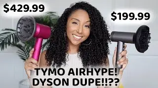 TYMO AIRHYPE! Is it a DYSON DUPE?? | BiancaReneeToday