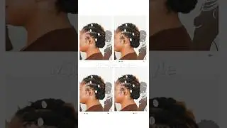 Microloc Style: Shelly Twist-backs #minimalist #microlocs #locs #locjourney