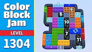 Color Block Jam Level 1304 (1305) | Every Puzzle Solved! 🎯