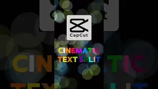🚀Master the cinematic text split Tutorial in Just Minutes!🚀 #capcut #shorts #youtube #shortfeed