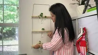 Wall Hanging Propagation Station Review | 3-Tier Plant Decor