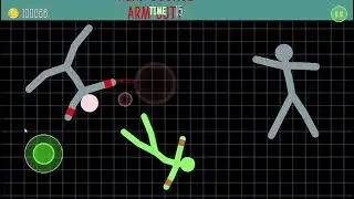 Stickman Supreme Fighting Game - gameplay Android Ragdoll physics beat em up