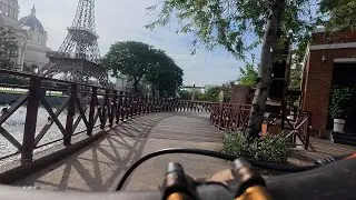 Cycling Vlog Tour 021: Relaxing Bike Ride In The City, Street View | No Talking, Just Riding