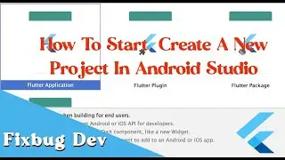 Flutter - How To Start/Create A New Project In Android Studio