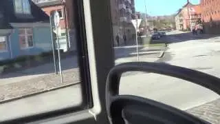 Baklänges och framlängesbuss.