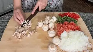 Making shakshuka, rogni naan and hummus for Sunday breakfast.