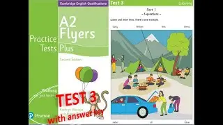 LUYỆN NGHE TIẾNG ANH  CAMBRIDGE FLYERS / FLYERS PLUS TEST 3 WITH ANSWER KEY (CÓ ĐÁP ÁN)