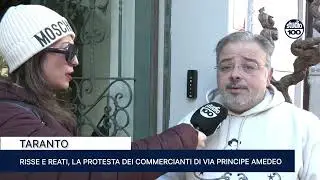 Risse e reati: la protesta dei commercianti di via Principe Amedeo
