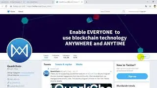 Quarkchain Bounty theo d&otilde;i nhận QKC Free