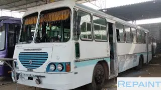 Old Bus Repaint Haryana Roadways bus