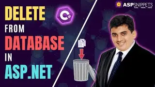 Delete data from Database in ASP.Net using C#