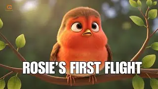 Rosie's First Flight 🐦 | Overcoming Fear Story for Kids | Animated Bedtime Story