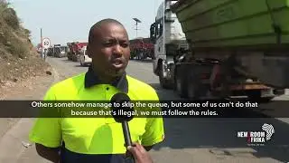 Truck drivers frustrated by delays