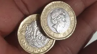 1 Pound Elizabeth II 2016 Super Error Coin #youtube #coins