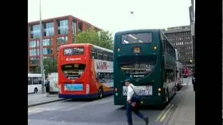13_6_2012  buses and trams in manchester piccadilly gardens