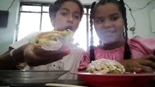 Part 4 comemos o hamb&uacute;rguer caseiro vers&atilde;o:rico gostamos?