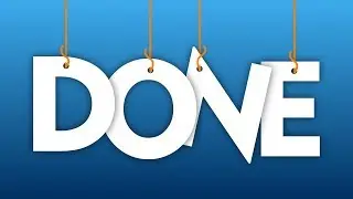 How to create 'Hanging Text Effect' in Affinity Designer | Text Effect Tutorial