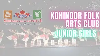 Kohinoor Folk Arts Club Junior Girls @ Bhangra Revolution 2024, Vancouver, BC
