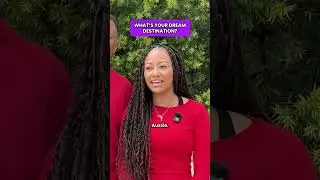 Some cast of the amazing race were asked where their dream ✨  destination would be? 18/08/25