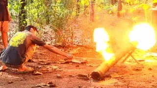 Cara Saya Membuat Meriam Bambu bahan Karbit Agar Suara Menggelegar