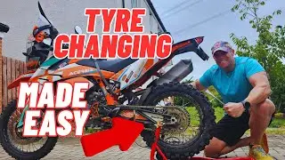How to change your motorcycle tyre (Any Bike Applies)