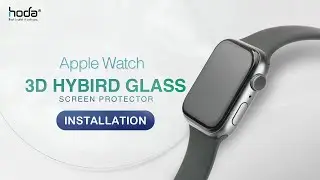 【hoda】Apple Watch Hybrid Glass Screen Protector Installation