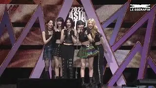 [ ENGSUB ] LE SSERAFIM WON BEST MUSICIAN - ASIA ARTIST AWARDS / AAA 2022
