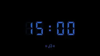 15 Minute Meditation Timer - Blue Low Light, Ambient Music | Good Time