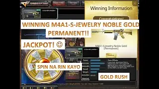 CrossFire Philippines 2020: Winning M4A1-S-Jewelry-Noble Gold on Gold Rush (Permanent)